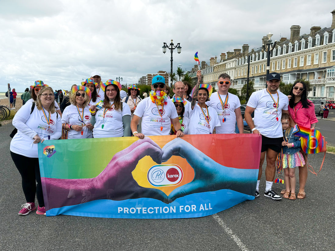 Pasante Healthcare lead parade at Worthing Pride 2024